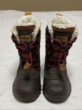 North Face Toddler Brown Winter Boots. Size 11